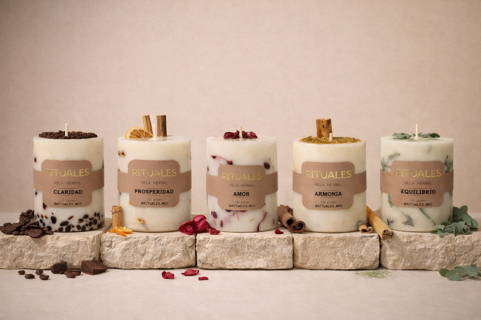 Velas herbales