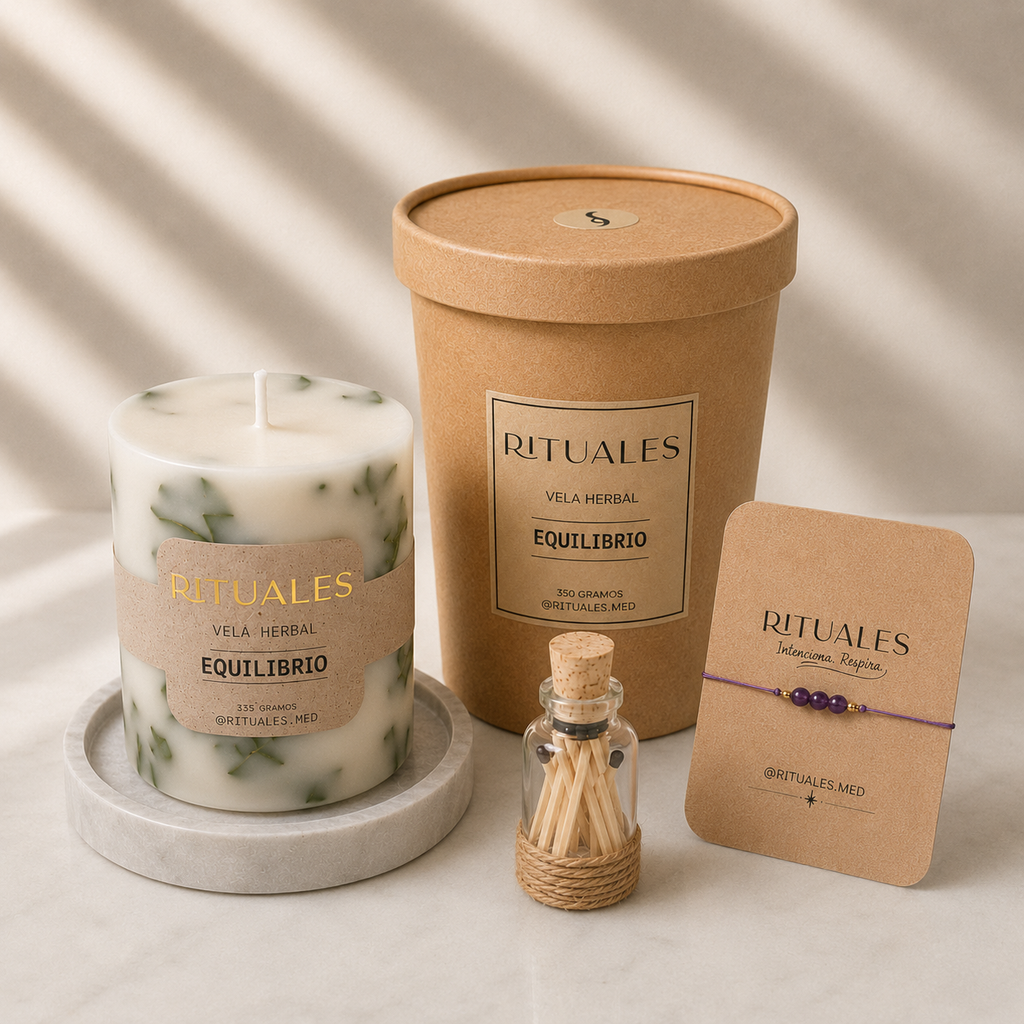 Vela herbal - Equilibrio